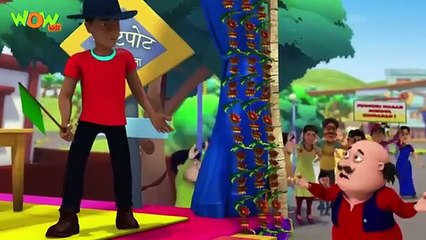 Motu Patlu New Episode _ Hindi Cartoons For Kids _ Tricycle Race _Vetz Kidz(360P)