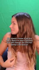 She doesn't know it yet but her life is about to change