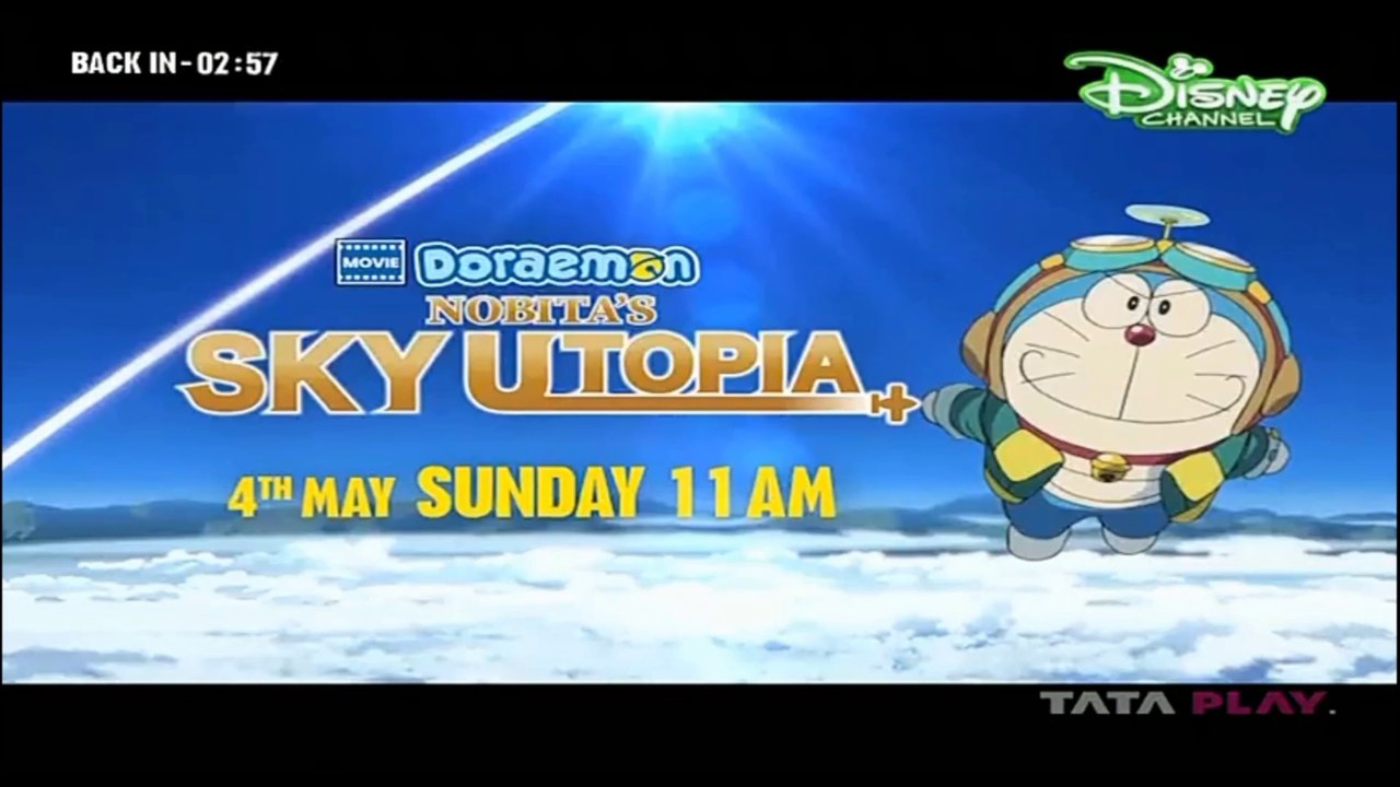 Doraemon movie Nobita's Sky Utopia hindi Promo Disney Channel