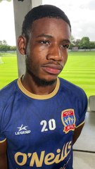 Jets midfielder Charles M'mombwa, Newcastle Herald, April 30, 2025