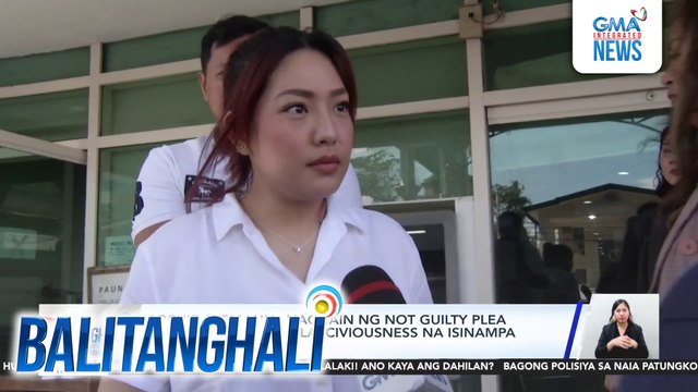 Archie Alemania, naghain ng not guilty plea sa kasong acts of lasciviousness na isinampa ni Rita Daniela | Balitanghali