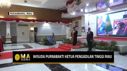Wakil Ketua MA Pimpin Wisuda Purnabakti Ketua Pengadilan Tinggi Riau, Asli Ginting - MA NEWS