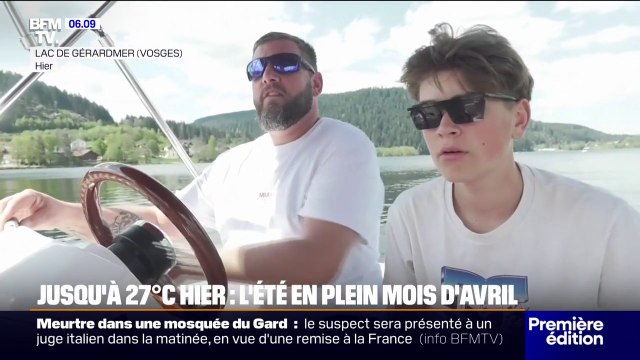 On a vraiment l'impression qu'on est en vacances d'été : les touristes profitent du soleil et des températures en forte hausse en cette fin avril