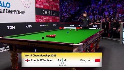 (Session 3) Ronnie O'Sullivan vs Pang Jinxu - HALO World Championship 2025