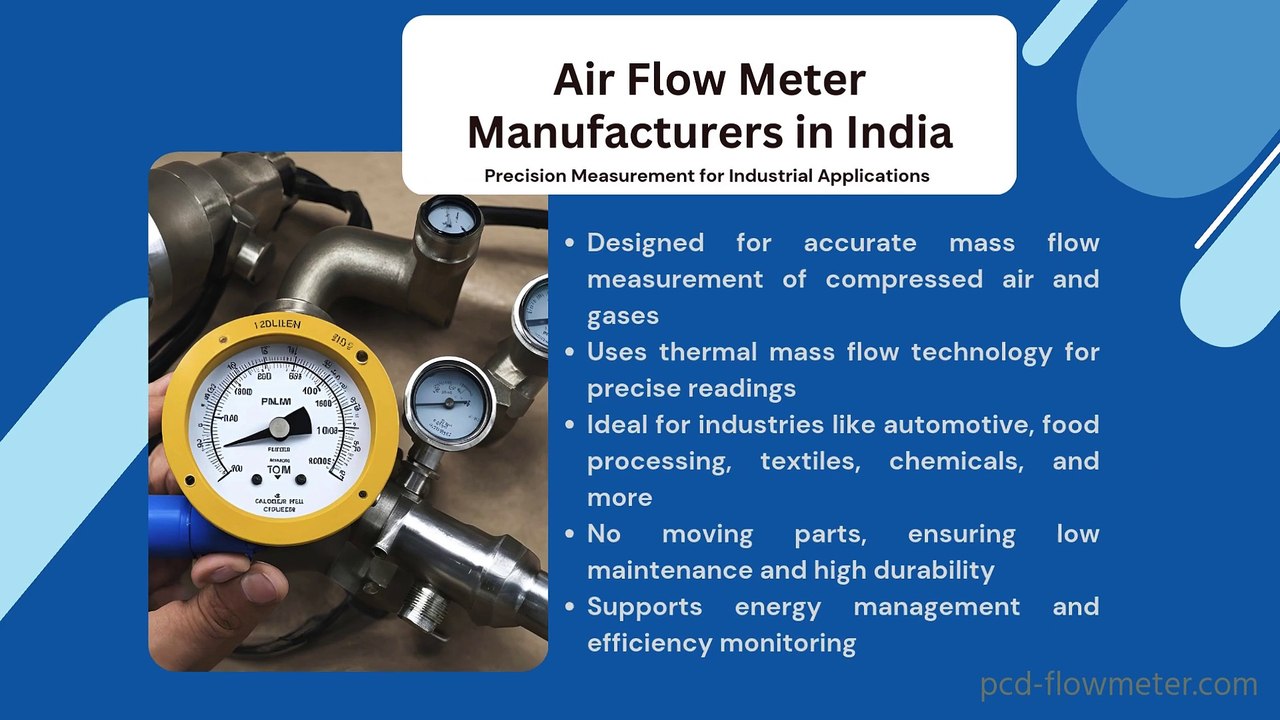 CFM Meter for Compressed Air in Industrial Use-Process Control Devices