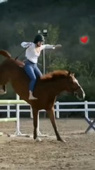 Freedom lover!!❤Girl horse riding 🥰🥰🥰_KK singer_tu mujhse fir na ruthna song_ - Bright Your Life 😊