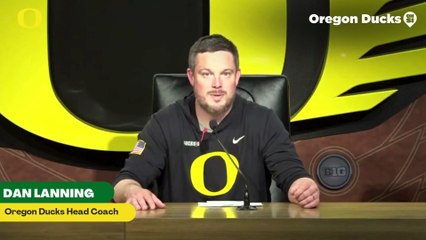 Oregon Ducks Coach Dan Lanning Discusses How the Ducks have Improved in the Spring