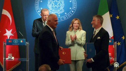 Türkiye ile İtalya arasında 11 anlaşma imzalandı