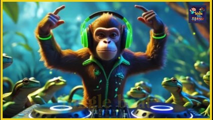 Jungle Party Tonight 🐘🎉 | Mini World Cute | Fun Kids Song & Animal Dance Adventure!