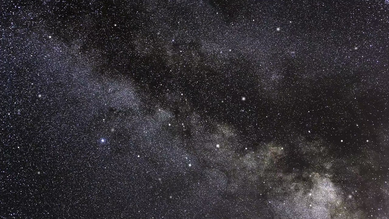 Stars in space background