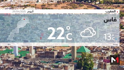 النشرة الجوية - 29/04/2025