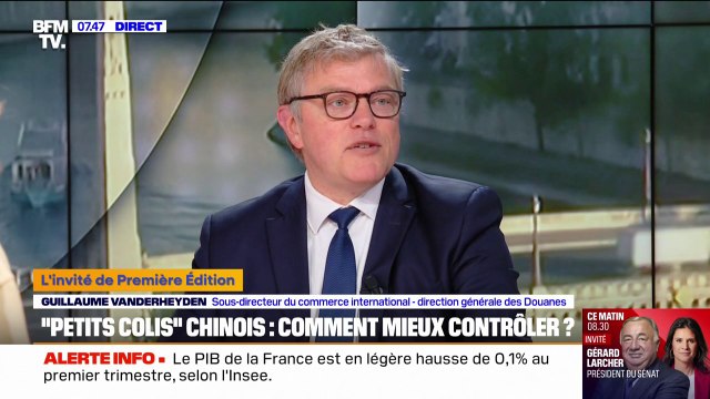 Colis chinois: L'objectif ce n'est pas que les Français ne puissent plus acheter sur ces plateformes , assure Guillaume Vanderheyden (Direction générale des Douanes)