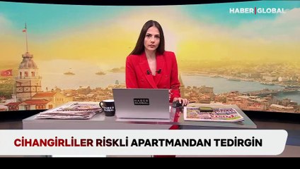 Cihangir'deki çürük raporlu bina mahalleyi tedirgin ediyor
