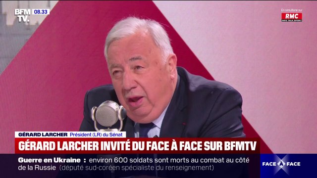 Meurtre dans une mosquée: le Sénat n'observera pas de minute de silence, Gérard Larcher annonce qu'il fera une déclaration en préambule de la séance de QAG