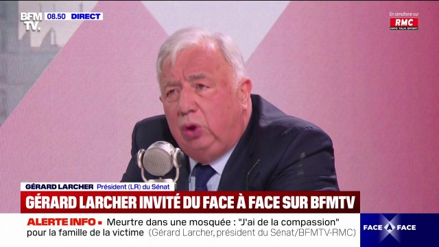 Proportionnelle aux législatives: pour Gérard Larcher (LR), ce n'est pas le moment