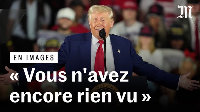 Donald Trump célèbre ses cent jours à la Maison Blanche devant ses partisans