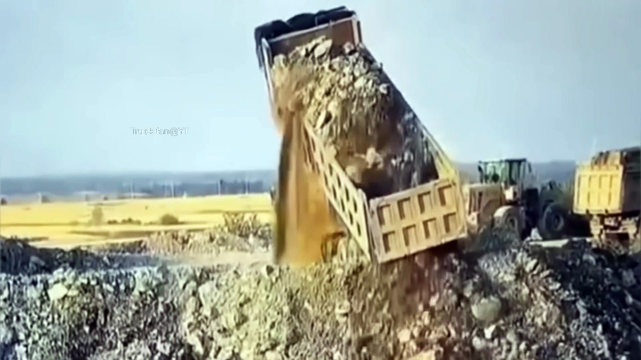 truck overturned