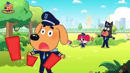 The Egg's Adventure  Educational Cartoons for Kids  Police Rescue  Sheriff Labrador