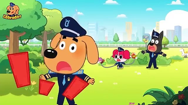 The Egg's Adventure Educational Cartoons for Kids Police Rescue Sheriff Labrador
