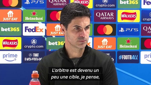 Arteta pas d'accord avec l’arbitre sur deux situations conflictuelles
