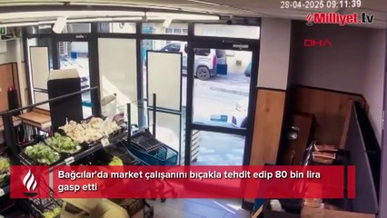 İstanbul'da film gibi soygun! Kasiyeri bıçakla tehdit edip, 80 bin lirayı gasp etti