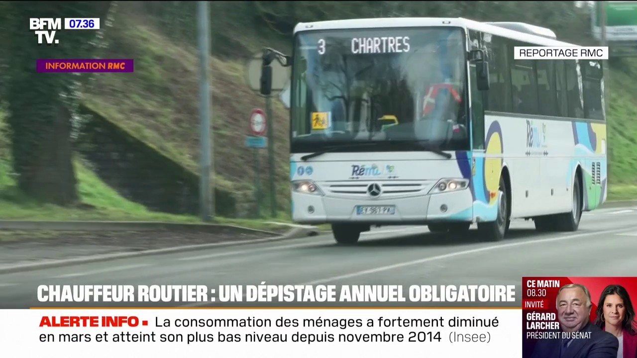 Sécurité routière: les contrôles anti-drogue renforcés pour les chauffeurs routiers et chauffeurs de bus