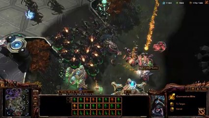[SC2]No.0375--Great ZERG Player vs Medium-Level PROTOSS A.I, WIN[MASS-Ravager].CUT.01'27-19'03