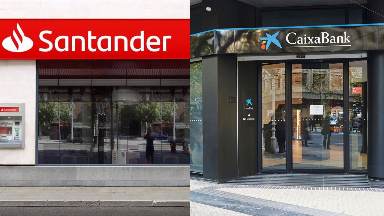 Santander y CaixaBank apuntalan los beneficios de la banca española