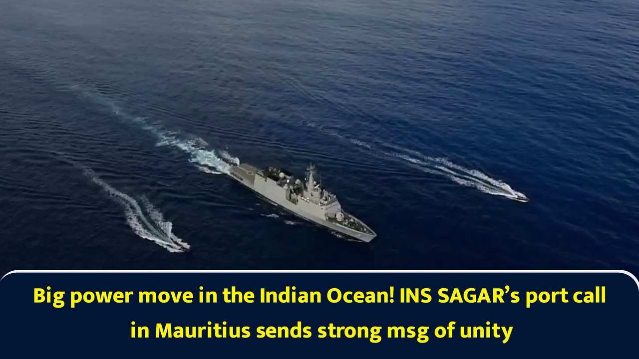 Big power move in the Indian Ocean! INS SAGAR’s port call in Mauritius sends strong msg of unity