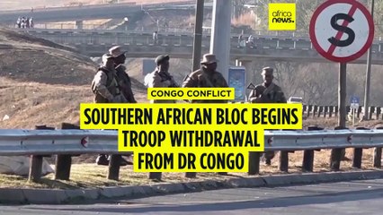 SADC begins withdrawal of its peacekeeping forces from DR Congo