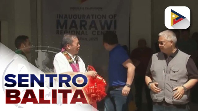 PTV Marawi Regional Center, pinasinayaan na ngayong araw