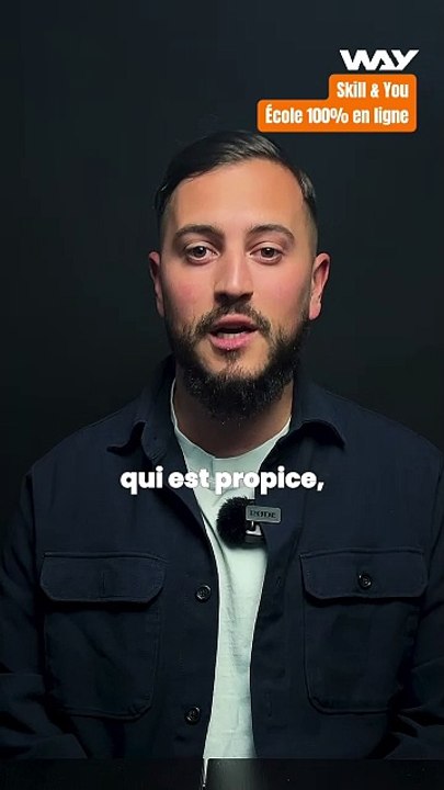Suivre ses cours depuis son lit, c'est trop bien ? ⏱️ Florian travaille à Skill and You France, un campus de formations 100% en ligne.