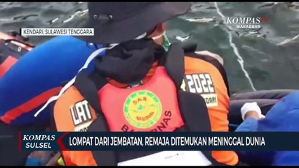 Lompat Dari Jembatan Remaja Ditemukan Tak Bernyawa