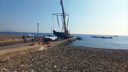 Eolie, concluse le riprese di “The Odissey”: tirate in secco le barche