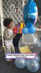 He Popped the Balloon… Then Busted the Cutest Dance Ever!