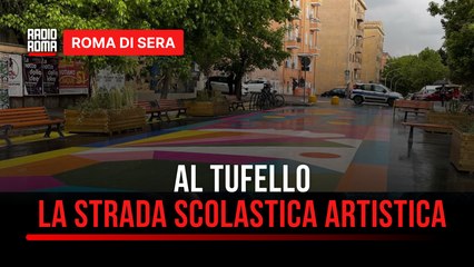 Tufello, Marchionne (Pres. Municipio III): "Ecco la nuova strada scolastica colorata"
