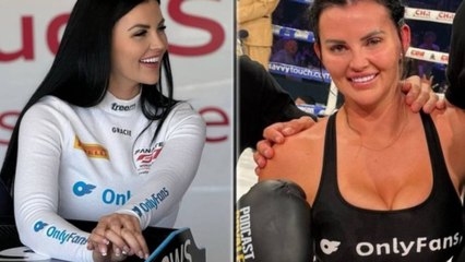 Polémico debut como boxeadora de Renée Gracie, piloto de carreras y estrella de OnlyFans