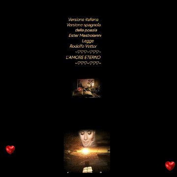 Ester Mastroianni Legge Rodolfo Vettor ~♡♡♡~♡♡♡~AMOR ETERNO