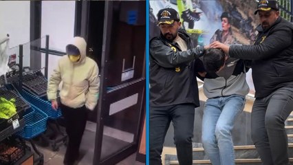 Market çalışanını bıçakla tehdit edip 80 bin lira gasbetti