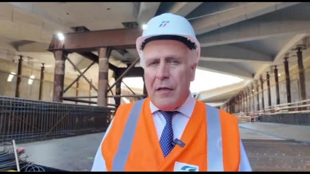 Giani: cantiere nuova stazione AV 15 metri sotto Firenze