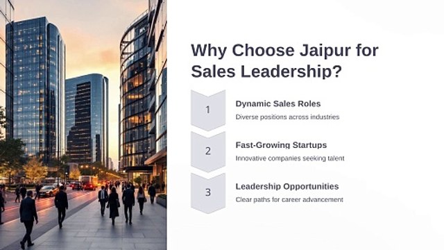Sales Manager Jobs in Jaipur – Lead, Grow, Succeed