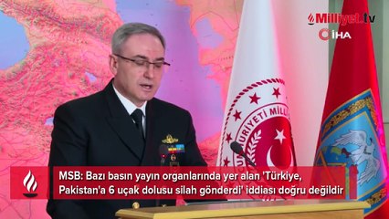 Türkiye'nin Pakistan'a silah yardımı yaptığı iddiası! MSB kaynaklarından açıklama geldi