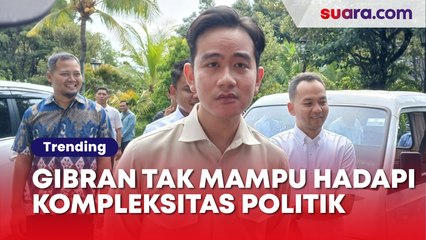 Wapres Masih Bau Kencur, Rocky Gerung: Gibran Tak Mampu Hadapi Kompleksitas Politik Global