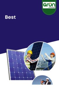 Energy-efficient solar panels installed by a Kanpur-based industrial solar company