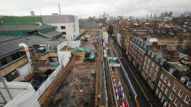Building Great Ormond Street Hospital's new children's cancer centre.