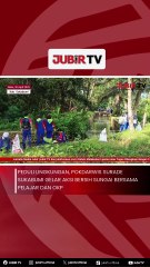 Peduli Lingkungan, Pokdarwis Surade Sukabumi Gelar Aksi Bersih Sungai bersama Pelajar dan OKP