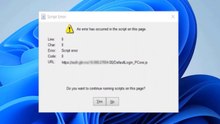 How can I stop Onedrive Script error keep appearing On Windows 11 / 10