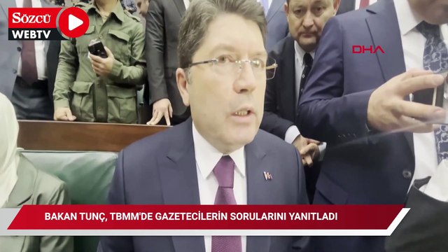 Bakan Tunç gazetecilerin sorularını yanıtladı