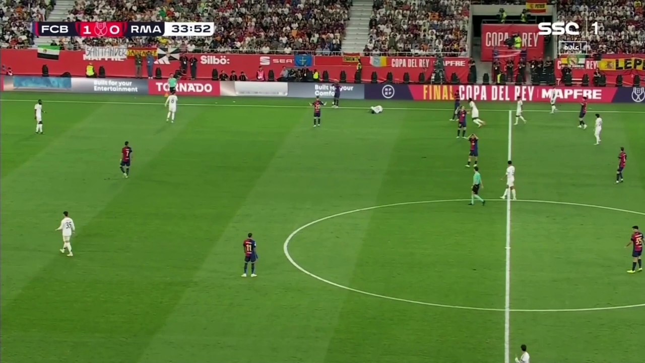 كلاسيكو ناري | برشلونة 3 × 2 ريال مدريد 2025 |المباراة كاملة HD الشوط الاول