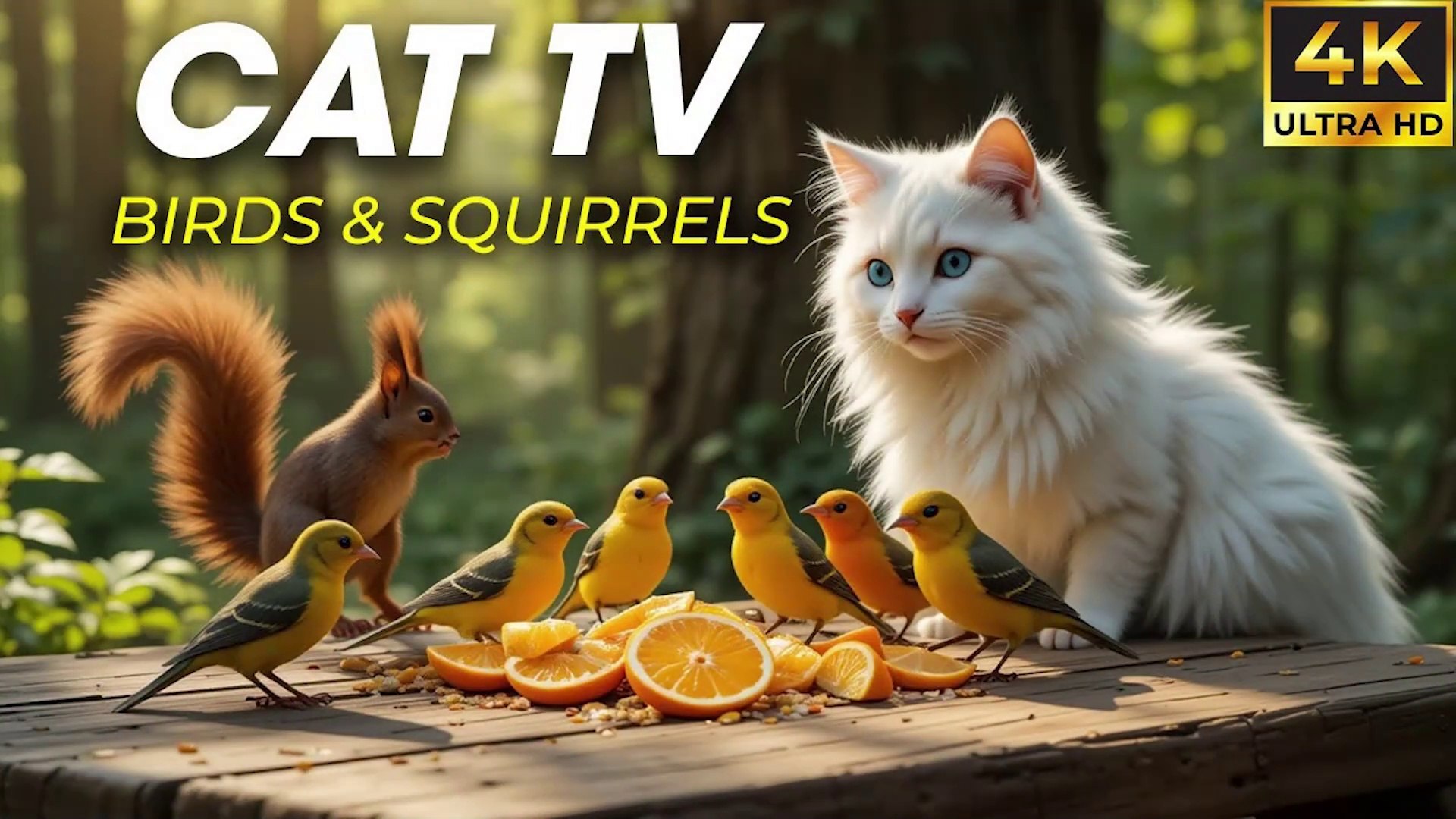 ⁣Video for Cats to Watch Bird – Nonstop Bird Movement and Sounds - CatTV Central